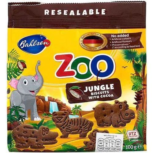 Bahlsen Leibniz Zoo Jungle Animal Chocolate Biscuits 100g Shopee