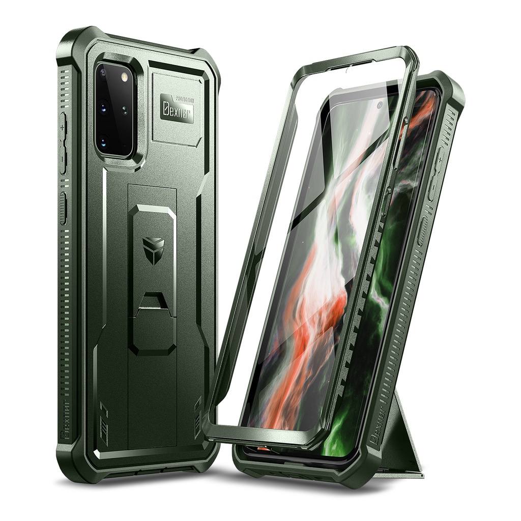 Dexnor for Samsung Galaxy S20 Plus 5G Case, [Built in Screen
