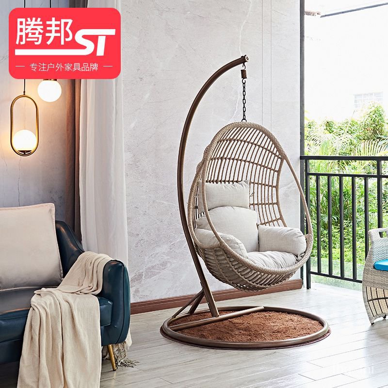SG Local spot Hanging Basket Rattan Chair Nest Chair Red Rocking