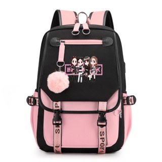 BLACKPINK Student Schoolbag Girl Casual Backpack Korea Style