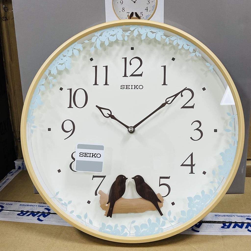[Original] Seiko QXC237Z Analog Swinging Bird Pendulum Wall Clock