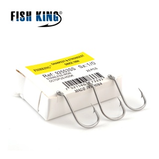 FTK Long Shank Hooks For Fishing 1#-10#50PCS 1/0#-5/0#25PCS