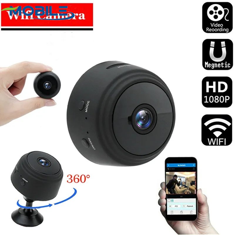 Night Vision Motion Detection Home Security Camare Wifi Mini Camera ...