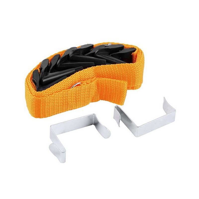 Adjustable Over Door Straps Hanger Hat Bag Coat Clothes Rack Door Hooks