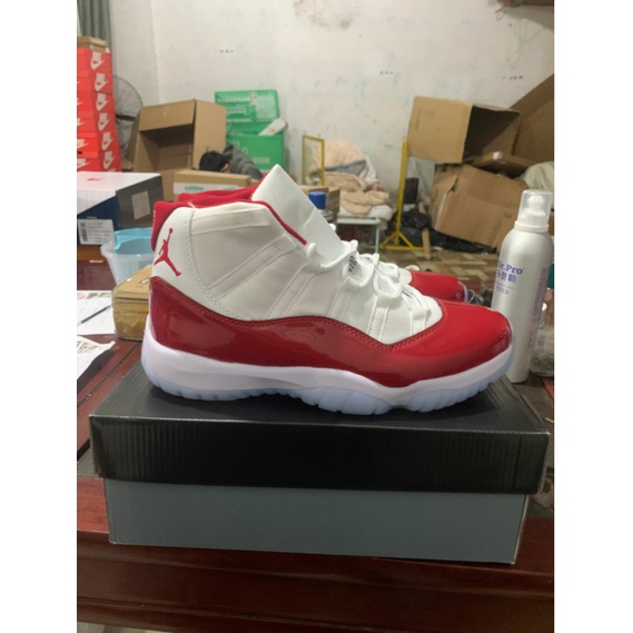 white red jordan 11