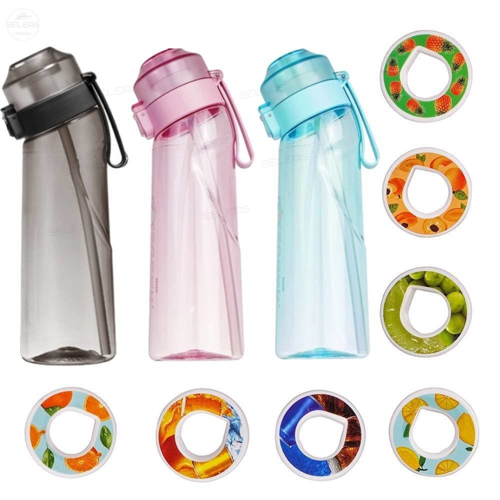 Air Fruit Fragrance Scent Water Bottle 650ML for Sports & Outdoor | Air Up Technology | Food Safe & Recyclable | Titaniumsilica gel Material