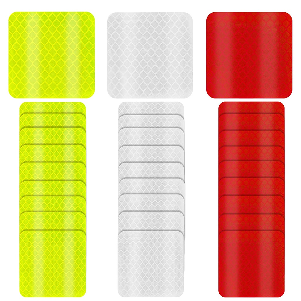 10Pcs Warning Reflective Stickers Safety Reflective Sticker Night