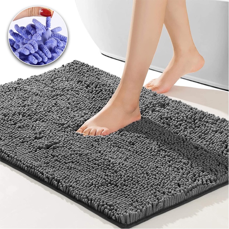 Soft Absorbent Plush Bath Rug Mat, 40*60cm/50*80cm, Microfiber Dries ...