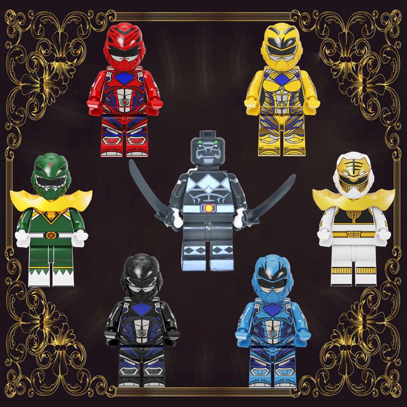 Power Rangers Birthday Gift Education Toys For Children DIY Building