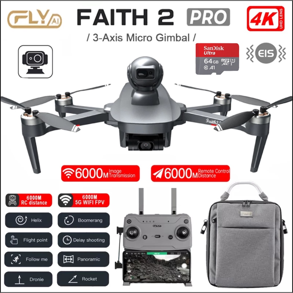 Cfly obtain 3 axis store gimbal 1080p hd camera