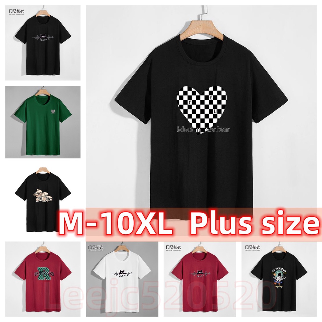 M-10XL  large size T-shirt cotton t-shirt large size t-shirt large size men's clothing short-sleeved t-shirt large size