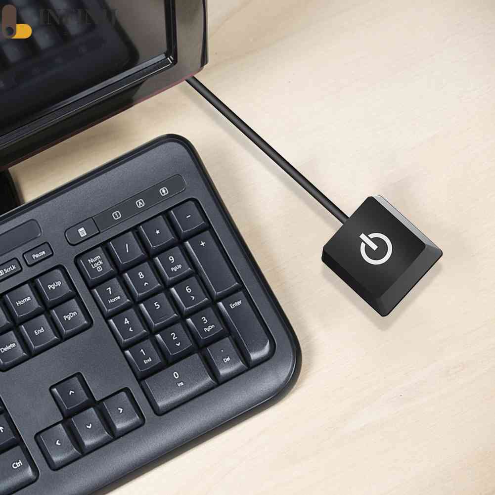 Desktop Computer Power Switch On/off Button 2m Extension Cord for pc