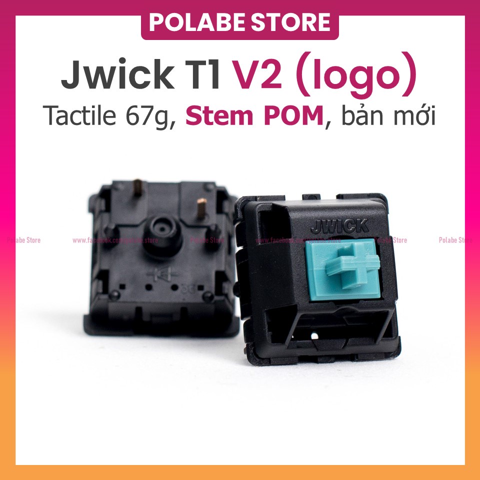 Jwick T1 Black Switch Tactile Switch JWK T1 v2 New Version JWK T1