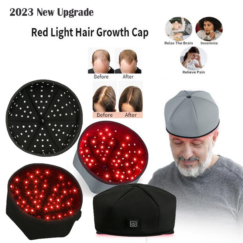 2023 Upgrade Led Infrared Lamp Red Light Therapy Hair Growth Cap Head