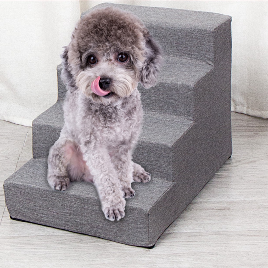 [Welcome] Dog Stairs Ladder Dog Steps Pet Stairs, Removable Washable ...