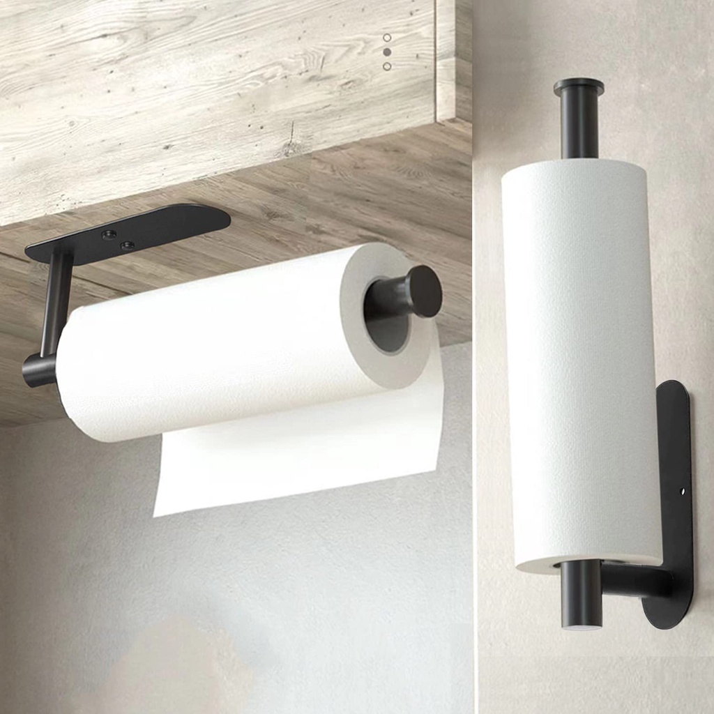 Adhesive paper towel holder under cabinet hotsell