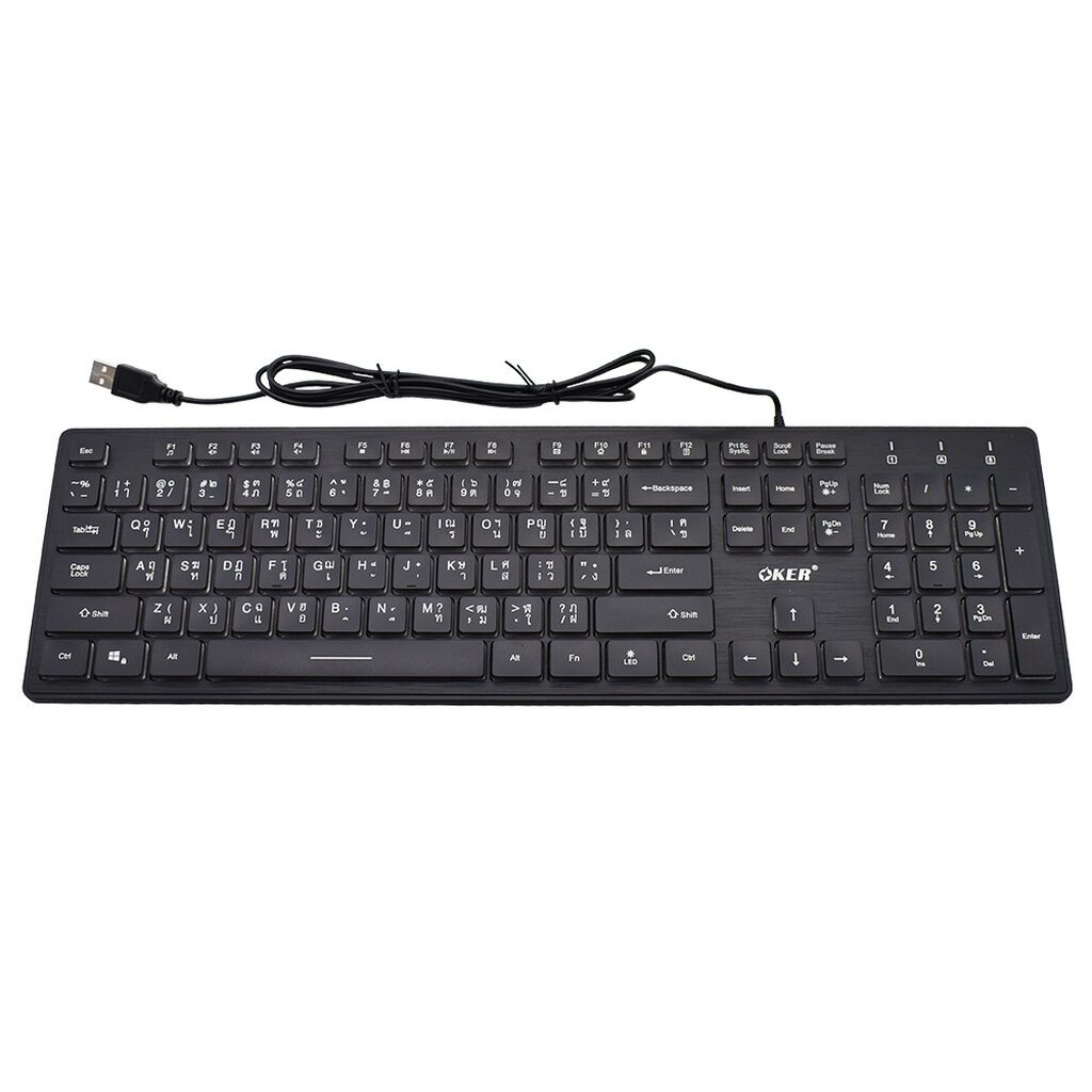 OKER Keyboard VAMPIRE Backlight Multimedia VA-59 | Shopee Singapore