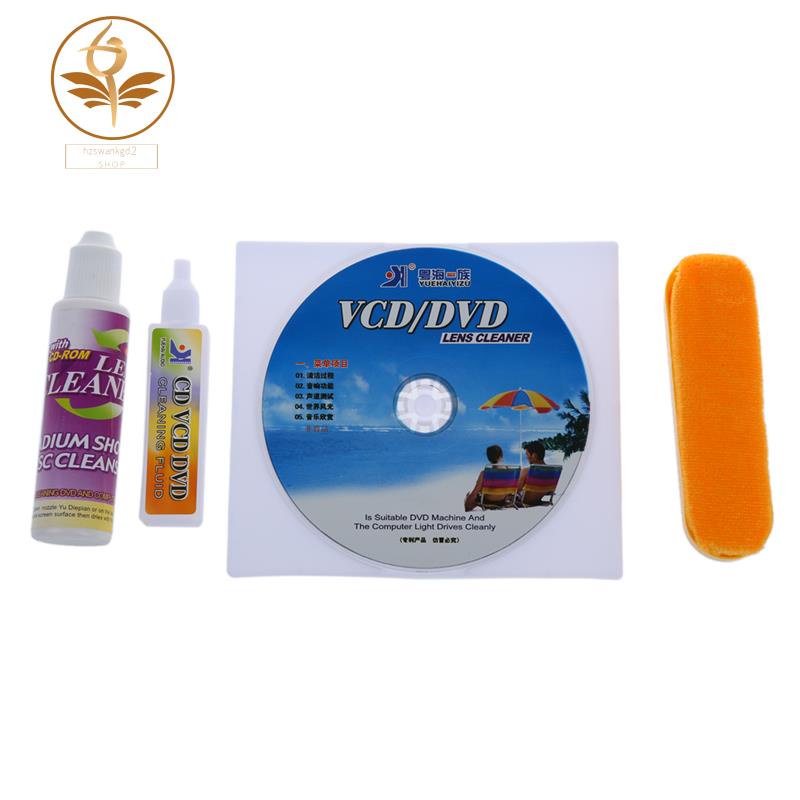 4 in 1 CD DVD Rom Player Maintenance Lens Cleaning Kit | Shopee Singapore