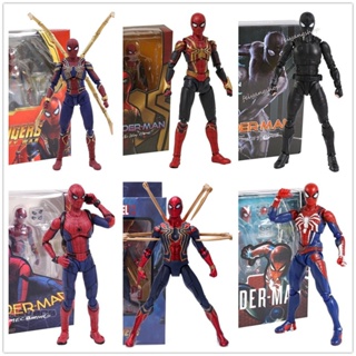 SpiderMan Figure Mafex No.113 Spider-Man Far From Home Toys Set Boxed GIFT  new 