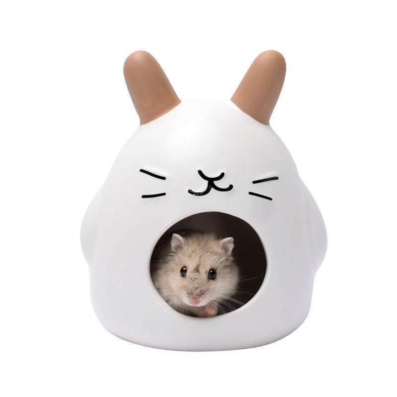 Hamster Ceramic Nest Shelter Summer Djungarian Hamster Sleeping Nest ...