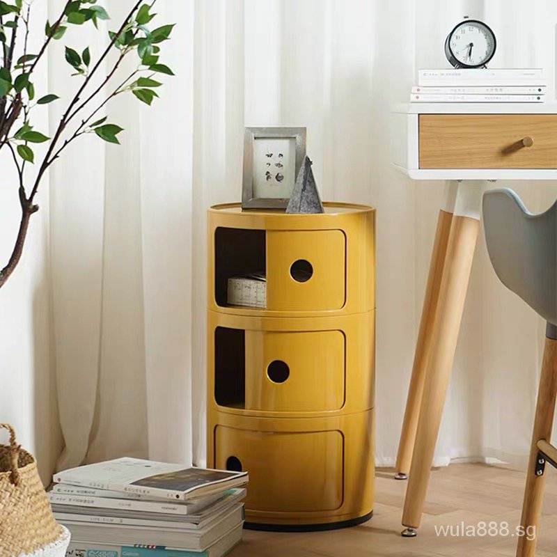 Storage Drawer Round Locker Nordic Mini Ins Small Bedside Table