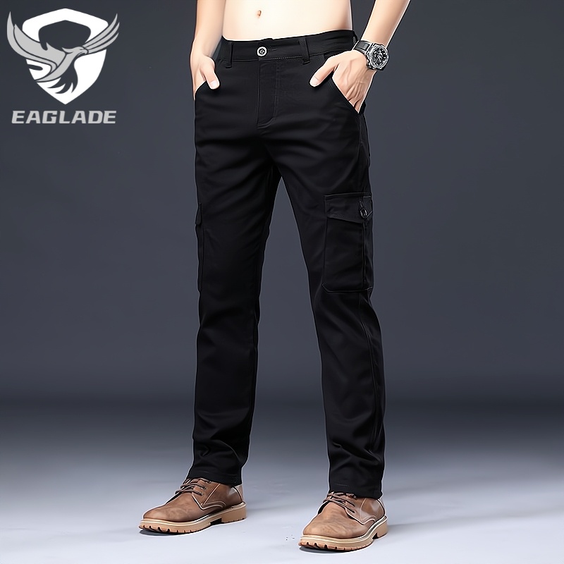 EAGLADE Tactical Cargo Pants for Men 166/28-40 In Black | Shopee Singapore