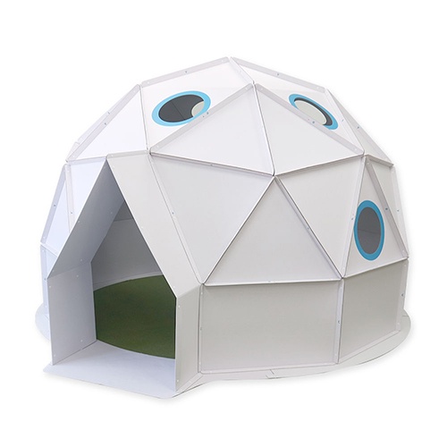 dome house, corrugated cardboard house, paper house, artboard, big tent