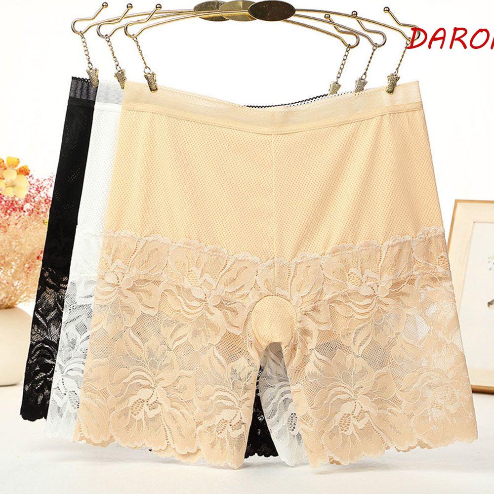 DARON Safety Short Pants Summer Girl Flower For Woman Lace Plus Size ...