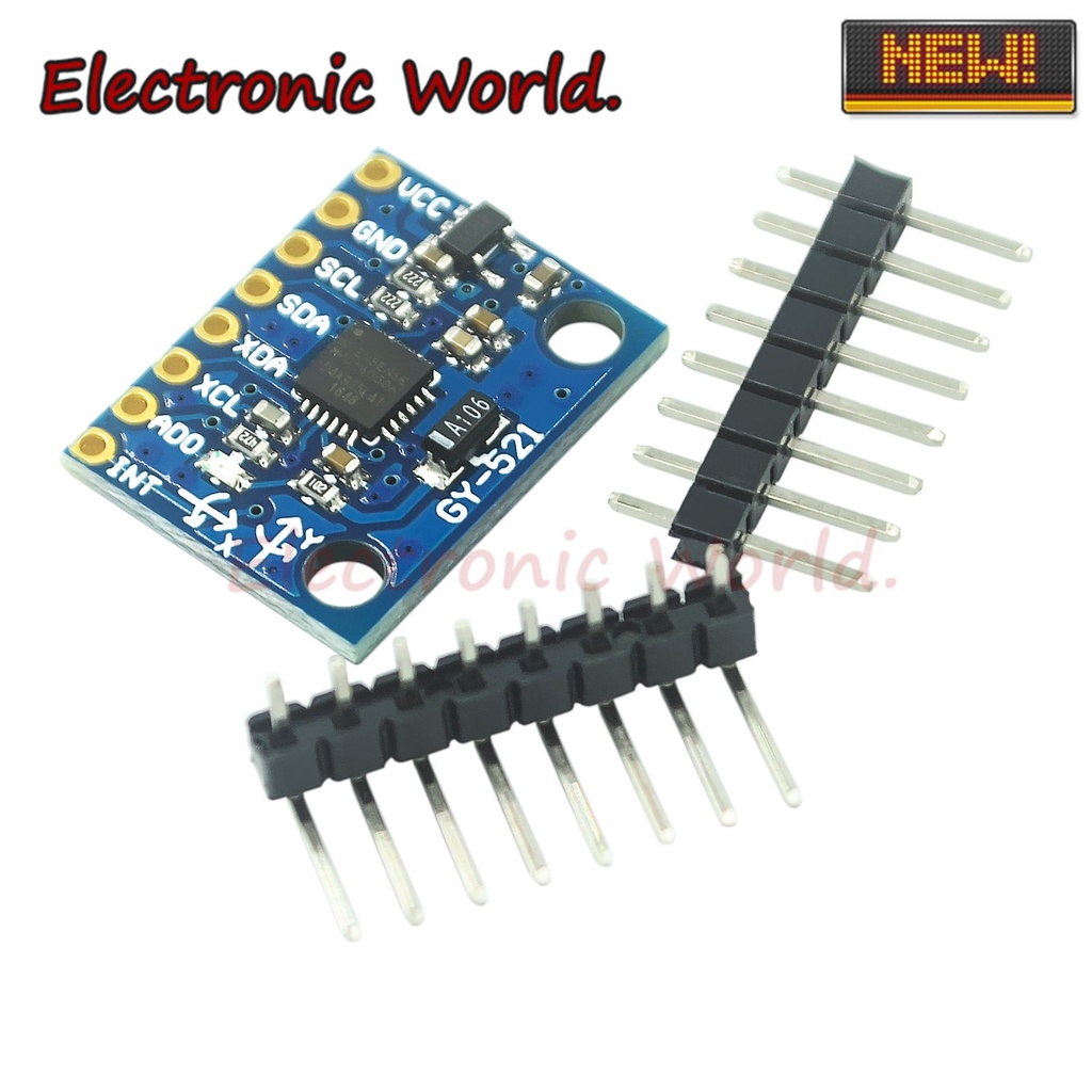 GY-521 MPU-6050 MPU6050 Module 3 Axis gyro sensors+ 3 Axis ...