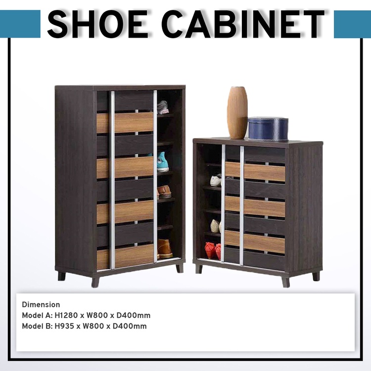Shoe Shoe Rack Shoe Storage Sliding Door Shopee Singapore