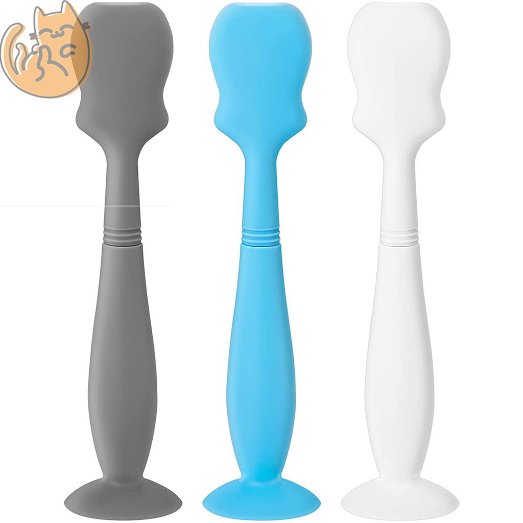 3pcs Baby Cream Spatulas 6.3inch Paste Applicator Silicone Diaper Rash ...