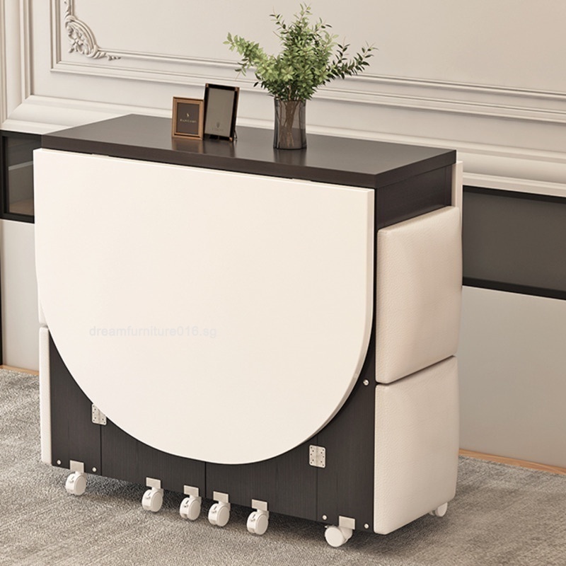 Retractable Dining Table Folding Table Movable Multi-functional Table ...