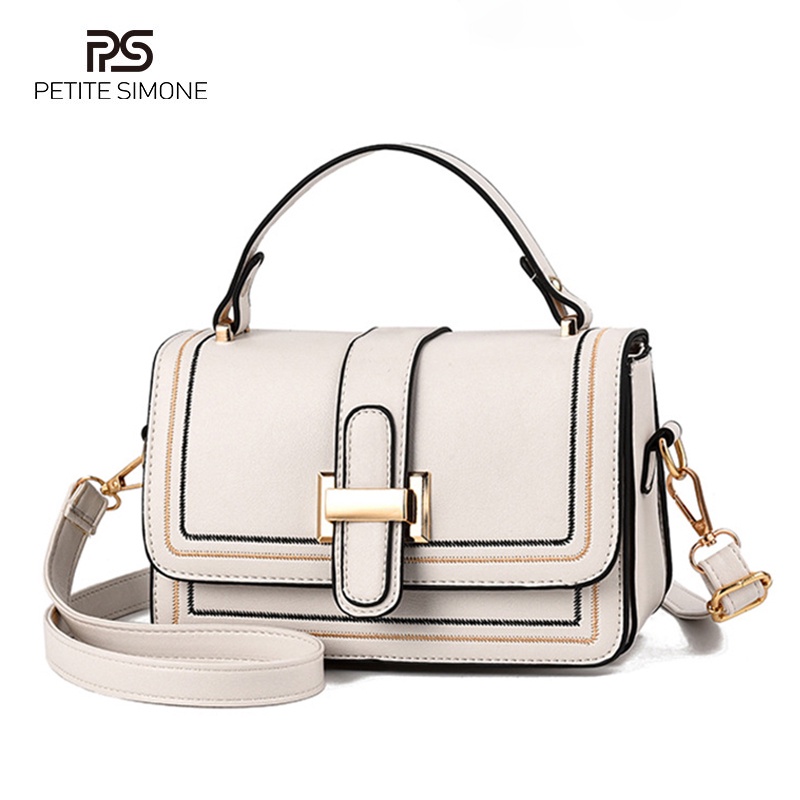 PETITE SIMONE  New fashion messenger square shoulder bag