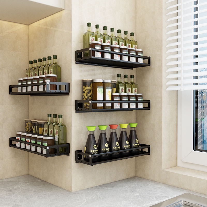 IKEE Kitchen Organiser Stainless Steel Seasoning Spice Rack Storage ...