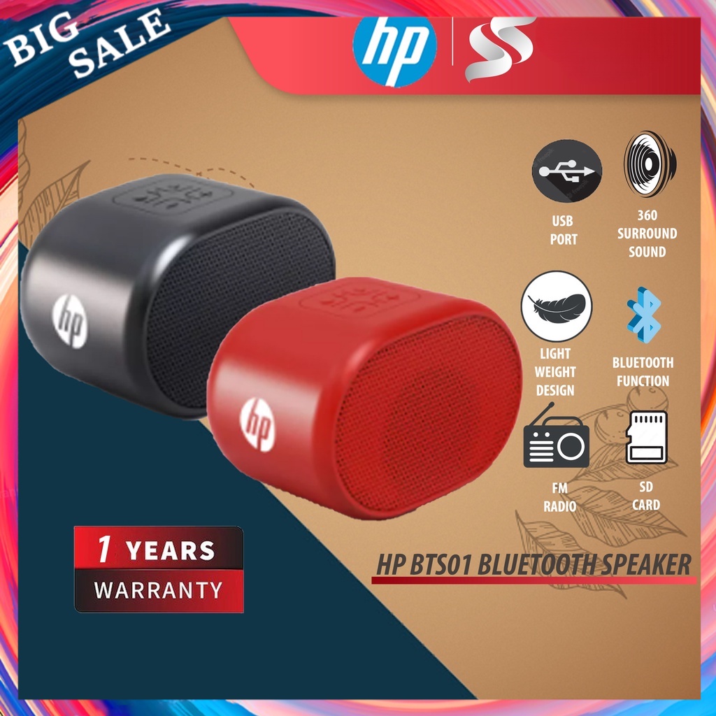 HP S01 Bluetooth speaker Mini Portable Speaker for PC laptop mobile
