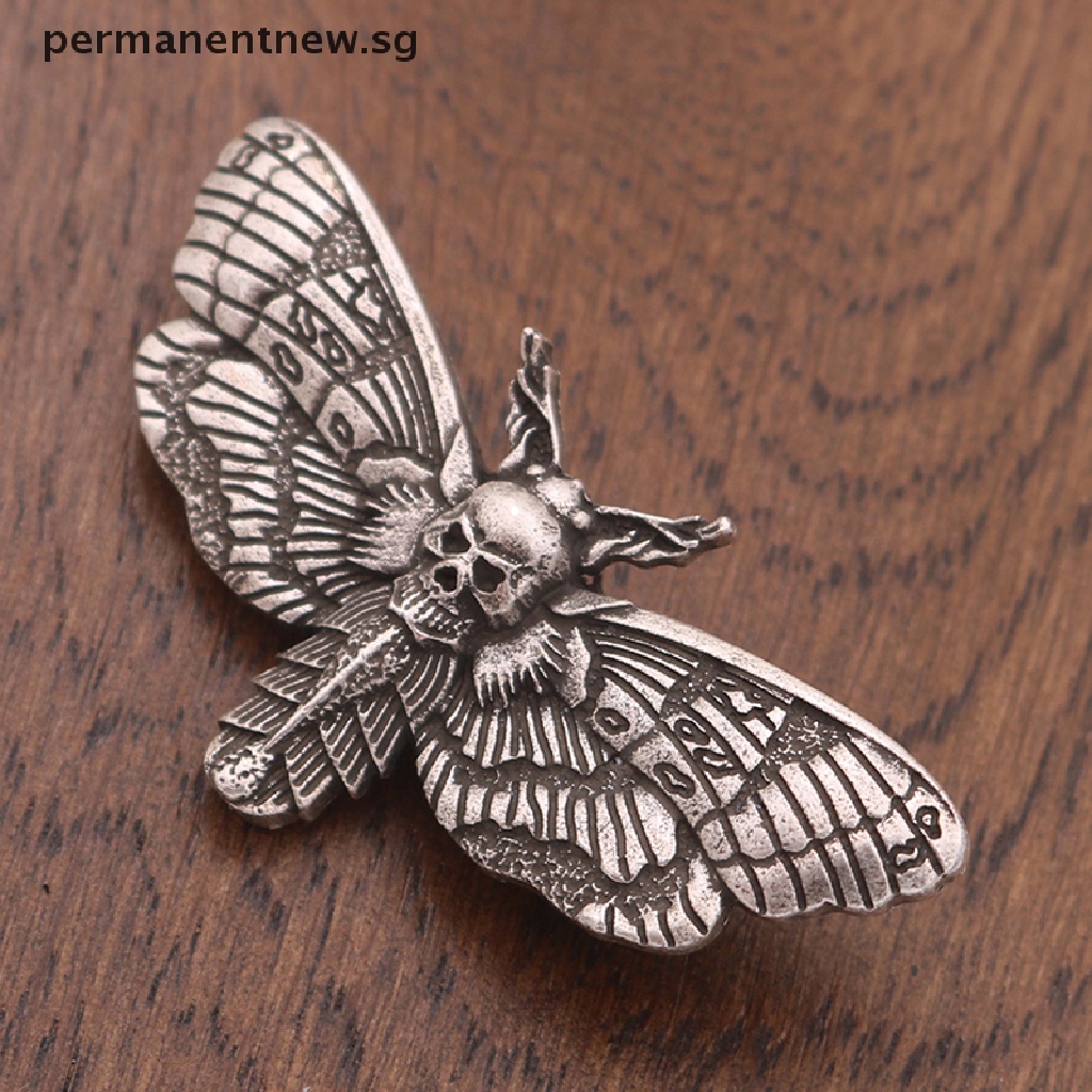 [pesg] Nostalgia Skull Moth Brooches Deathshead Moth Butterfly Brooch ...