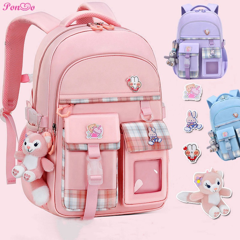Girls School Bag Kids Backpack Waterproof Bags Girl Princess Cute ...