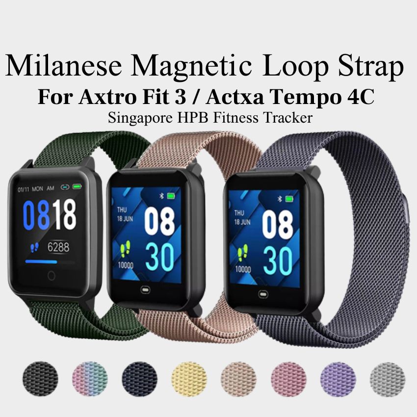 Axtro Fit 3 Milanese Strap High Quality Metal Replacement