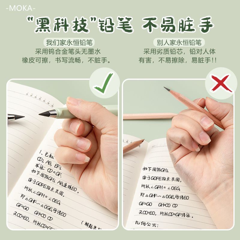 Free Refill Pensil Tanpa Rautan HB 500K Karakter - Gambar 4