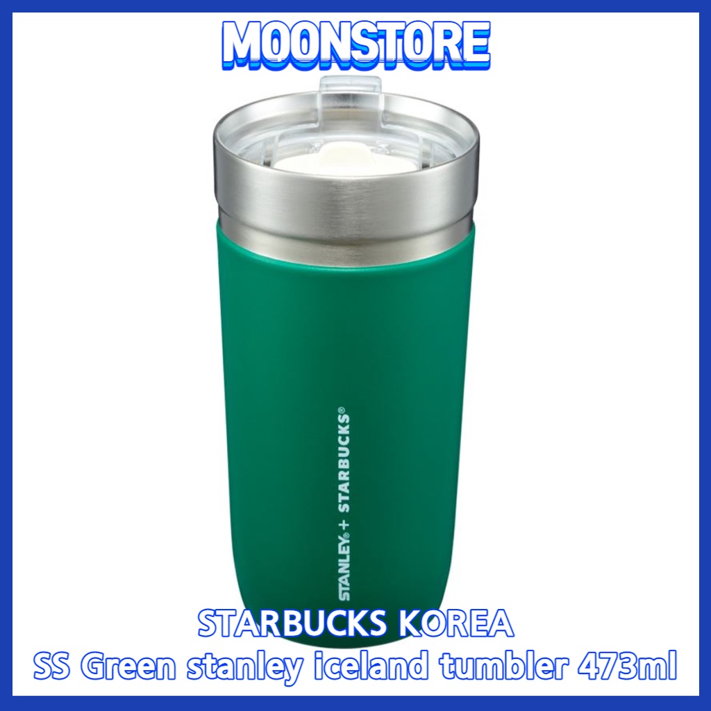 Starbucks] SS Green Stanley Iceland Tumbler 473ml