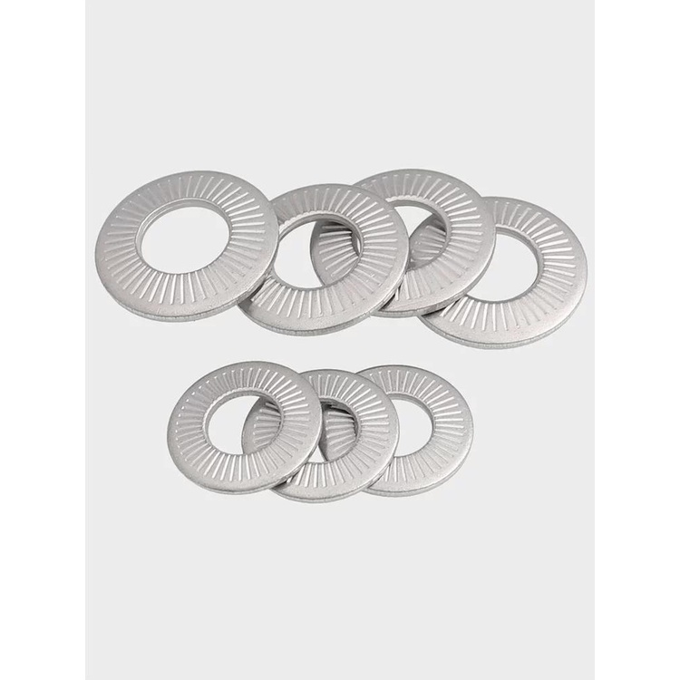 M3 M4 M5 M6 M8 M10 M12 M14 M16 304 Stainless Steel Disc Spring Serrated ...