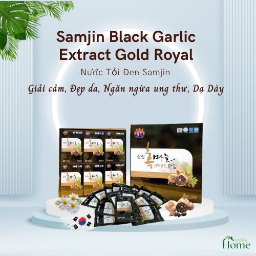 Korean Black Garlic Juice SamJin Set 30 Packs x 70ml Natural Energy