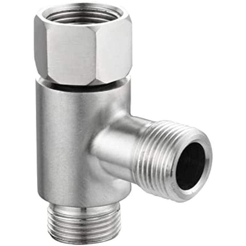 Tecmolog Add On Tee Fitting Stainless Steel Toilet Water Supply Line