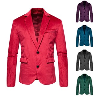 Red wool blazer on sale mens