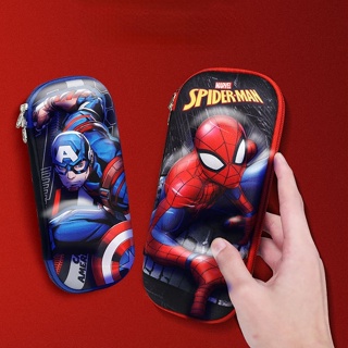 Kids Pencil Case Batman Spiderman Captain America Superhero Print