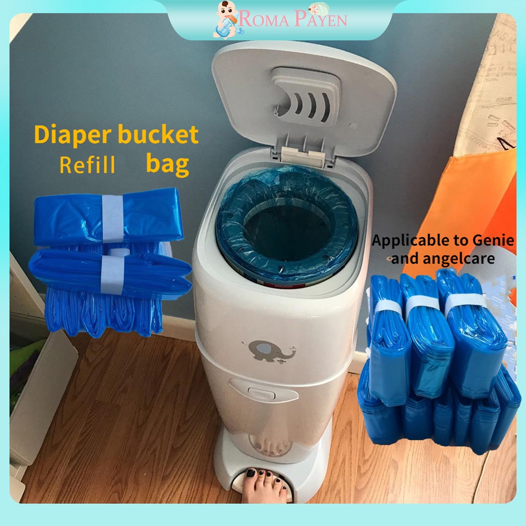 Baby Diaper Bucket Refill Bags Garbage Bag Diaper Genie Angel care