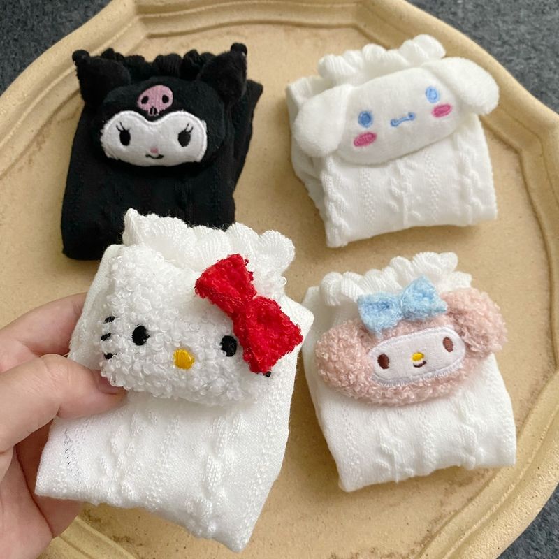 Hello Kitty Socks Tik Tok Sanrio Cinnamon Dog Melody kt Cat Female