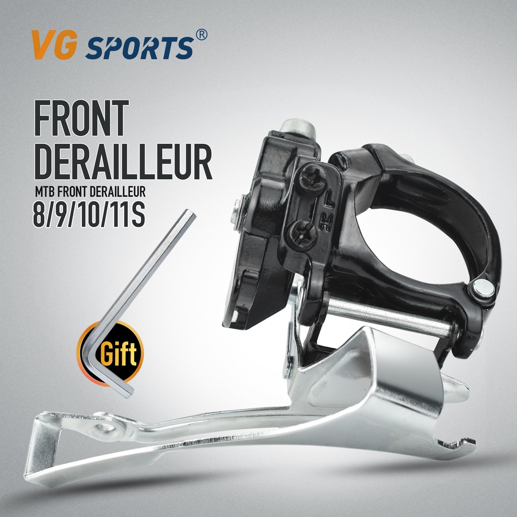VG Sports Front Derailleur 2x7 8 9speed 2x10speed 3x8speed 3x9speed 3x10s FD For MTB Mountain Bike Parts Bicycle Acccssories Shopee Singapore