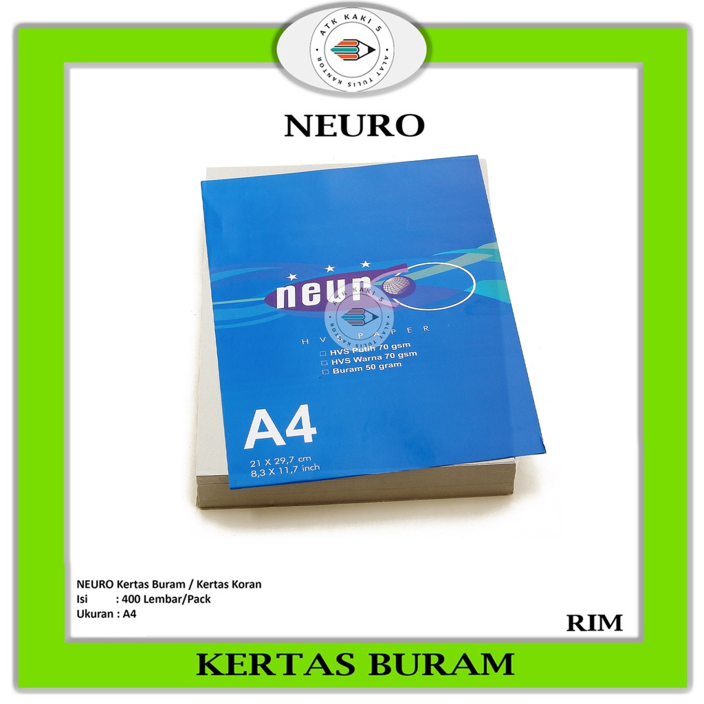 Neuro - Opaque Paper/A4 Newspaper Paper - Pack | Shopee Singapore