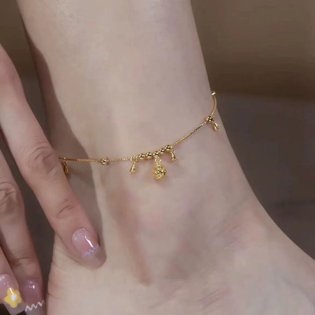 Gold on sale bell anklet